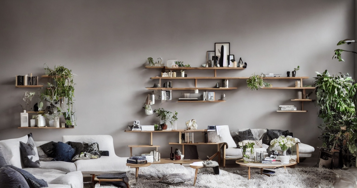 Fem smarte måder at bruge en svævehylde i din indretning