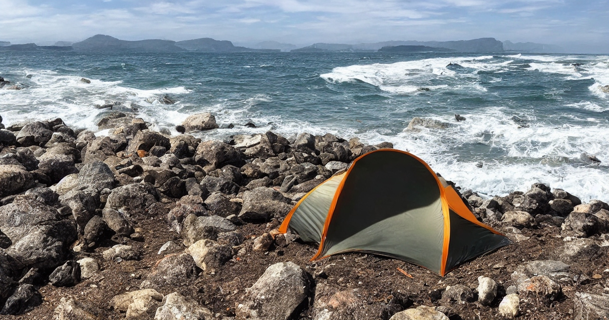 Hvordan man sikrer sig mod høje bølger og vind i et havetelt