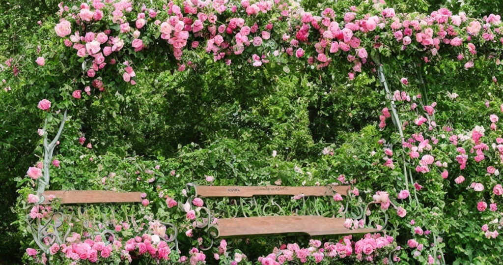 Rosenbænkens æstetik: Inspiration til at integrere denne klassiske haveindretning i din stil